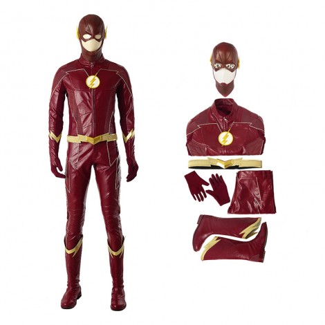 Top Level DC The Flash Season 4 Barry Allen Cosplay Costume