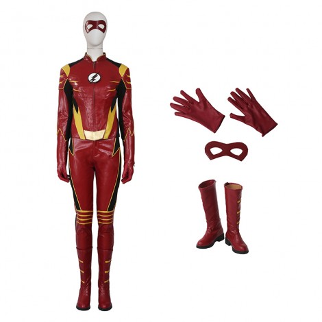 DC The Flash Season 3 Jesse Quick Cosplay Costume