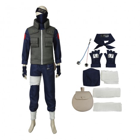 Full Set Of NARUTO Ninja Kakashi Cosplay Costume