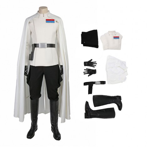 Rogue One A Star Wars Story Orson Krennic Cosplay Costume Deluxe Outfit