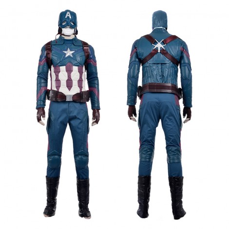 Marvel Captain America Civil War Captain America Steven Steve Rogers Cosplay Costume